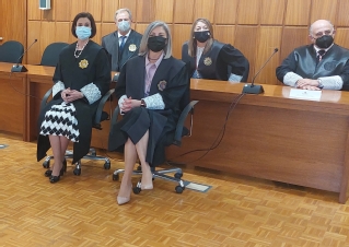 Las magistradas Antonia Moya y Pilar Rubio